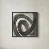 Curl by Albena Hristova. Shown in a sleek black glass frame for a contemporary gallery look. Available as an archival giclee rolled canvas, fine art paper, or poster print. SKU 63831a.