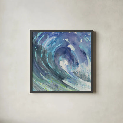 Curl Crop by Albena Hristova. Shown in a sleek black glass frame for a contemporary gallery look. Available as an archival giclee rolled canvas, fine art paper, or poster print. SKU 25548a.