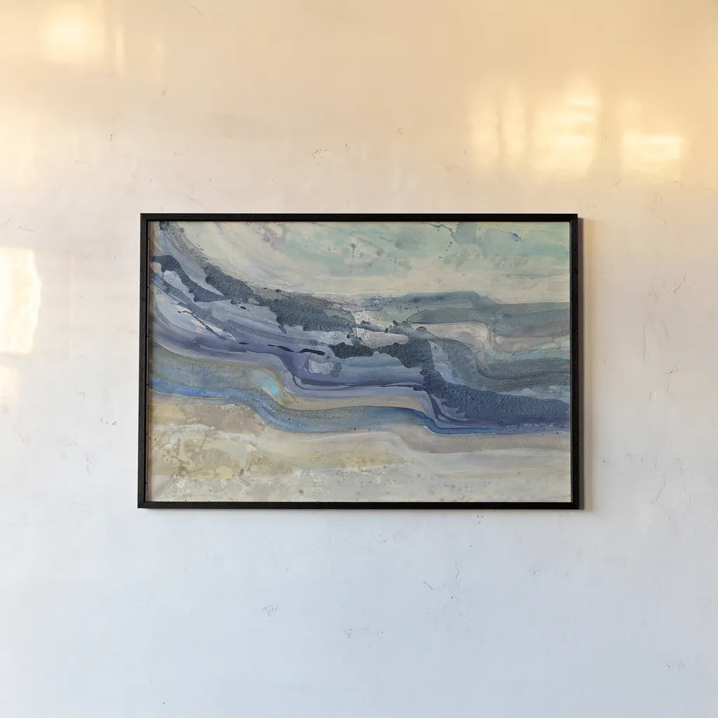 Currents by Albena Hristova. shown as a paper print in a black flame. Available as a archival giclee rolled canvas, fine art paper, or poster print. SKU 28627i.