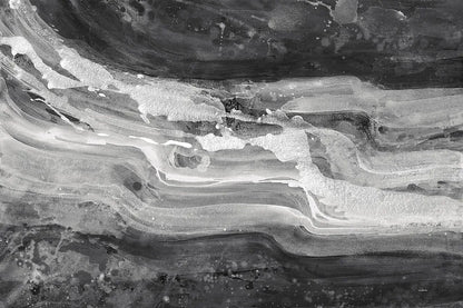 Currents Gray Black White by Albena Hristova. SKU 33324i. Archival Giclee Fine art print for wall decor.