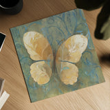 Damask Butterfly II by Albena Hristova. Shown as a detailed flat fine art print, highlighting archival giclee quality. Available as an archival giclee rolled canvas, fine art paper, or poster print. SKU 12096a.