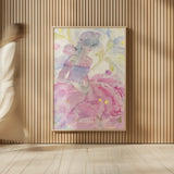 Dancer I by Albena Hristova. shown as over sized large wall art. Available as an archival giclee rolled canvas, fine art paper, or poster print. SKU 58780h.