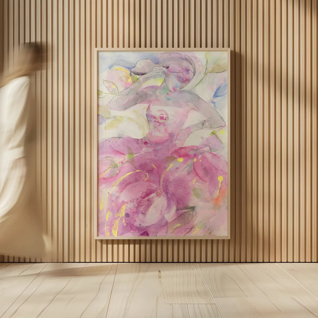 Dancer II by Albena Hristova. shown as over sized large wall art. Available as an archival giclee rolled canvas, fine art paper, or poster print. SKU 58781h.