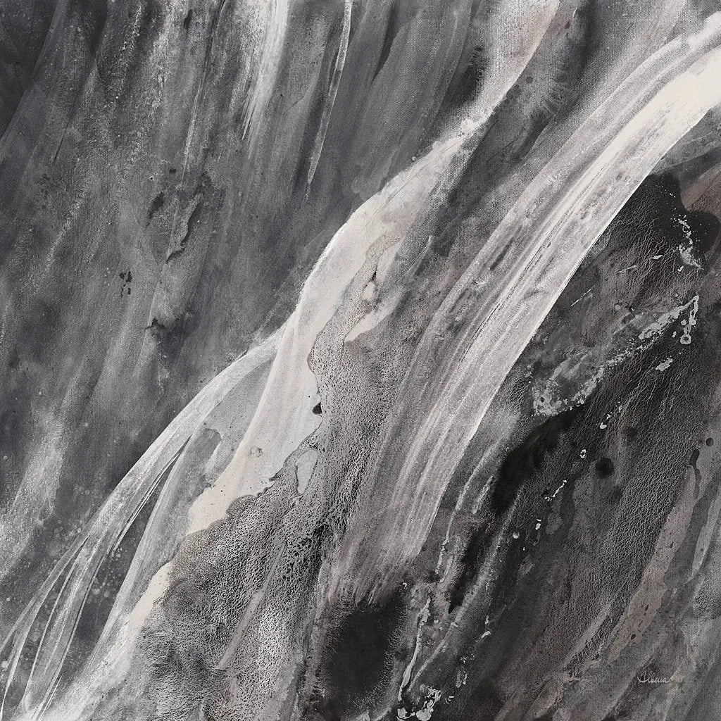 Dark Grey Splash by Albena Hristova. SKU 28023a. Archival Giclee Fine art print for wall decor.