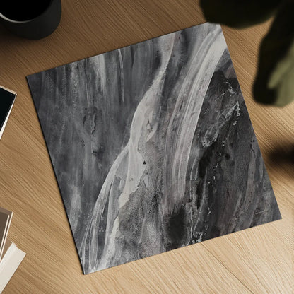 Dark Grey Splash by Albena Hristova. Shown as a detailed flat fine art print, highlighting archival giclee quality. Available as an archival giclee rolled canvas, fine art paper, or poster print. SKU 28023a.