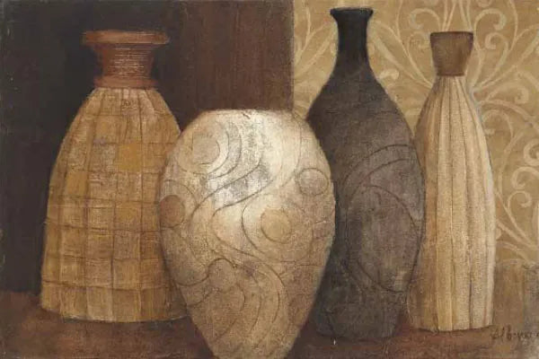 Decorative Vessels by Albena Hristova. SKU 53851i. Archival Giclee Fine art print for wall decor.