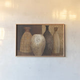 Decorative Vessels by Albena Hristova. shown as a paper print in a natural frame. Available as a archival giclee rolled canvas, fine art paper, or poster print. SKU 53851i.