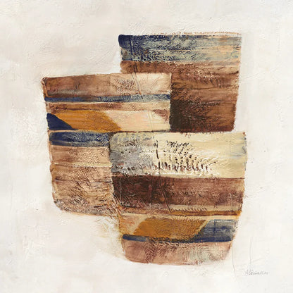 Desert Still Life II Navy by Albena Hristova. SKU 66948a. Archival Giclee Fine art print for wall decor.