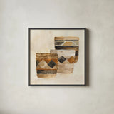 Desert Still Life III by Albena Hristova. Shown in a sleek black glass frame for a contemporary gallery look. Available as an archival giclee rolled canvas, fine art paper, or poster print. SKU 59659a.