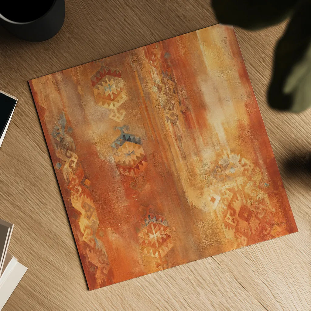 Desert Sunset II by Albena Hristova. Shown as a detailed flat fine art print, highlighting archival giclee quality. Available as an archival giclee rolled canvas, fine art paper, or poster print. SKU 12094a.