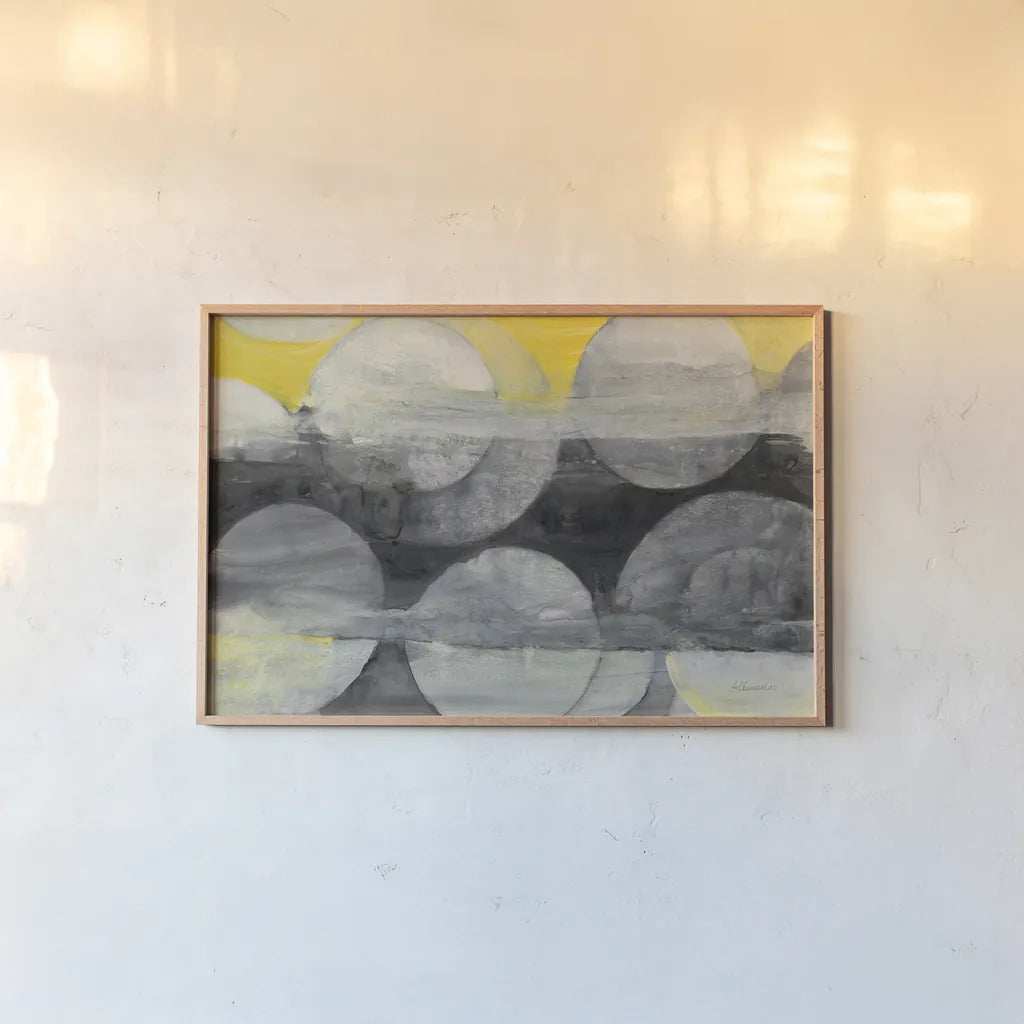 Eclipse by Albena Hristova. shown as a paper print in a natural frame. Available as a archival giclee rolled canvas, fine art paper, or poster print. SKU 71835i.