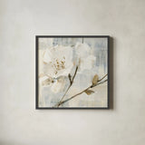 Elegance I Greige by Albena Hristova. Shown in a sleek black glass frame for a contemporary gallery look. Available as an archival giclee rolled canvas, fine art paper, or poster print. SKU 33653a.