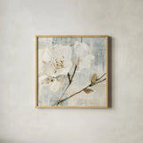 Elegance I Greige by Albena Hristova. Shown in a natural wood glass frame for a timeless modern aesthetic. Available as an archival giclee rolled canvas, fine art paper, or poster print. SKU 33653a.