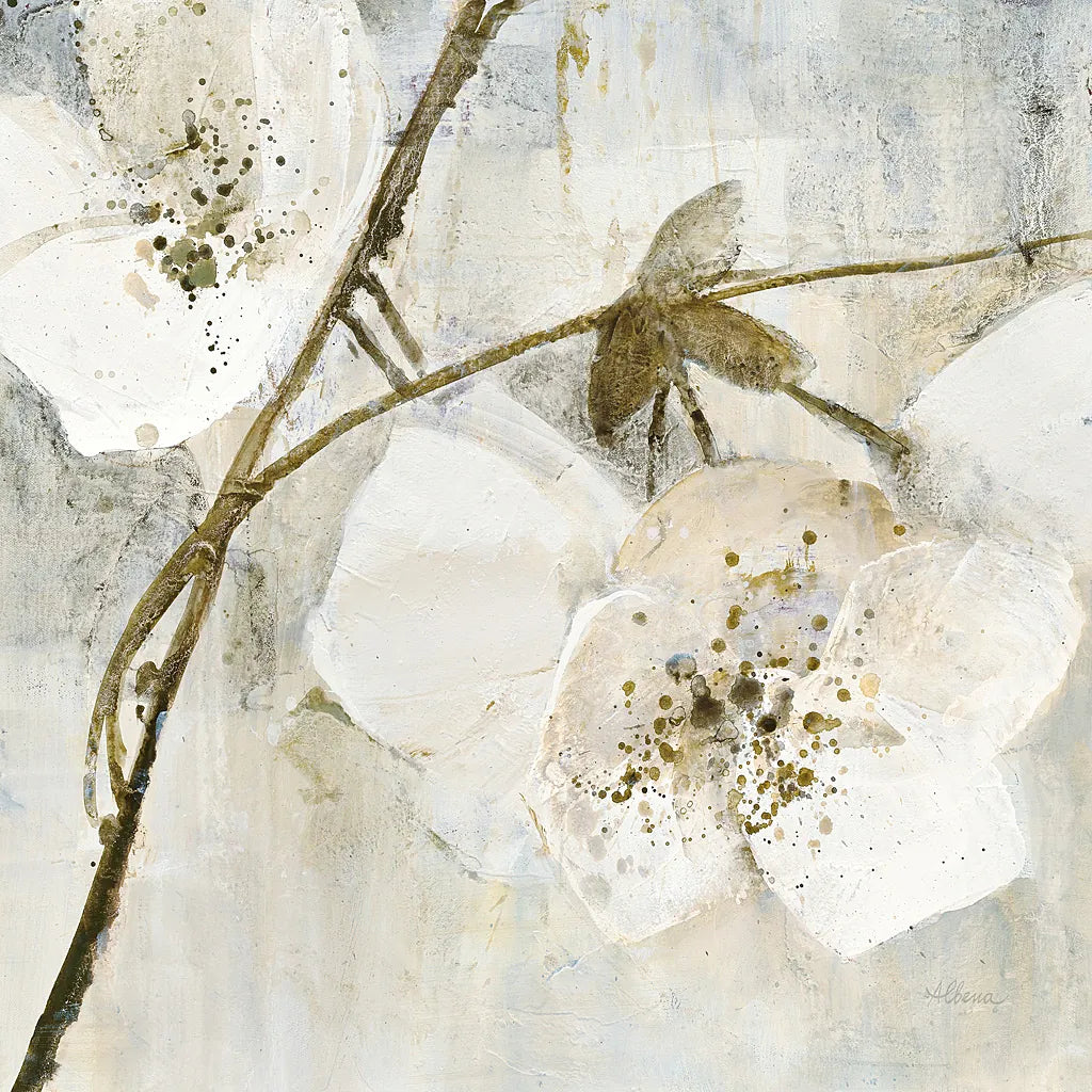 Elegance II Greige by Albena Hristova. SKU 33654a. Archival Giclee Fine art print for wall decor.