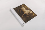 Equus by Albena Hristova. shown as a rolled paper print. Available as archival giclee rolled canvas, fine art paper, or poster print. SKU 10346i.