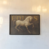 Equus by Albena Hristova. shown as a paper print in a black flame. Available as a archival giclee rolled canvas, fine art paper, or poster print. SKU 10346i.