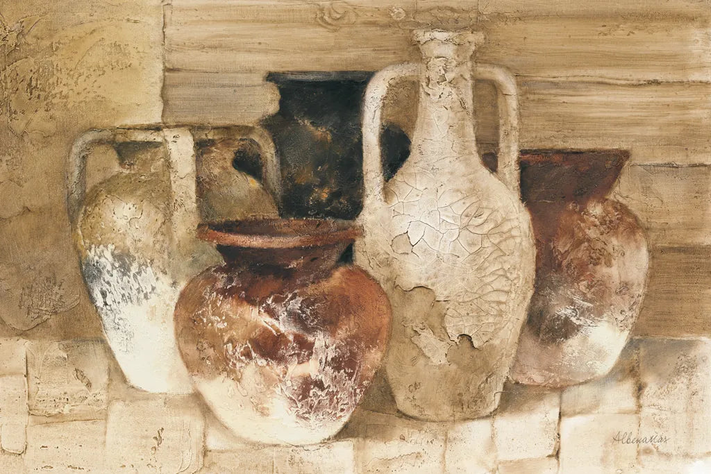 Etruscan Jugs by Albena Hristova. SKU 23887i. Archival Giclee Fine art print for wall decor.