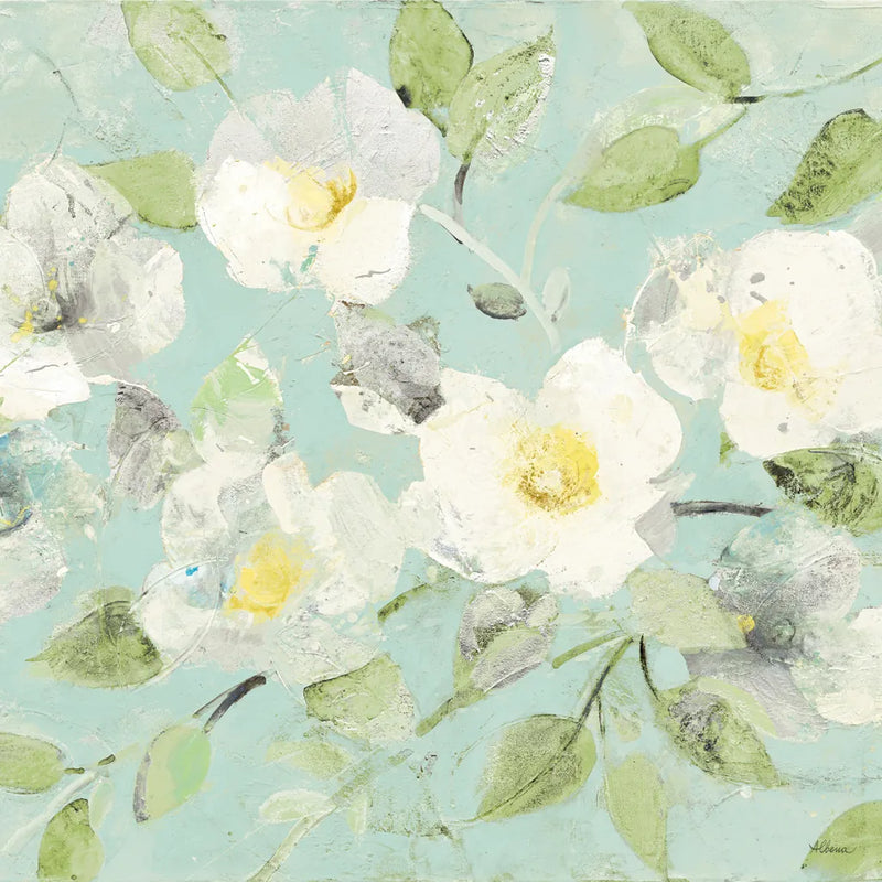Fading Spring Blue - Bright White Crop by Albena Hristova. SKU 46981a. Archival Giclee Fine art print for wall decor.