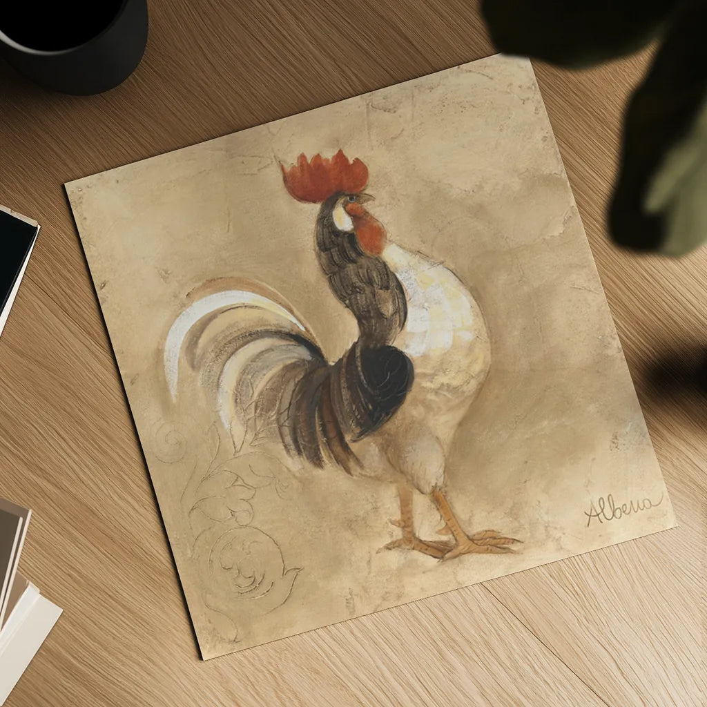 Farm Friend I by Albena Hristova. Shown as a detailed flat fine art print, highlighting archival giclee quality. Available as an archival giclee rolled canvas, fine art paper, or poster print. SKU 54873a.