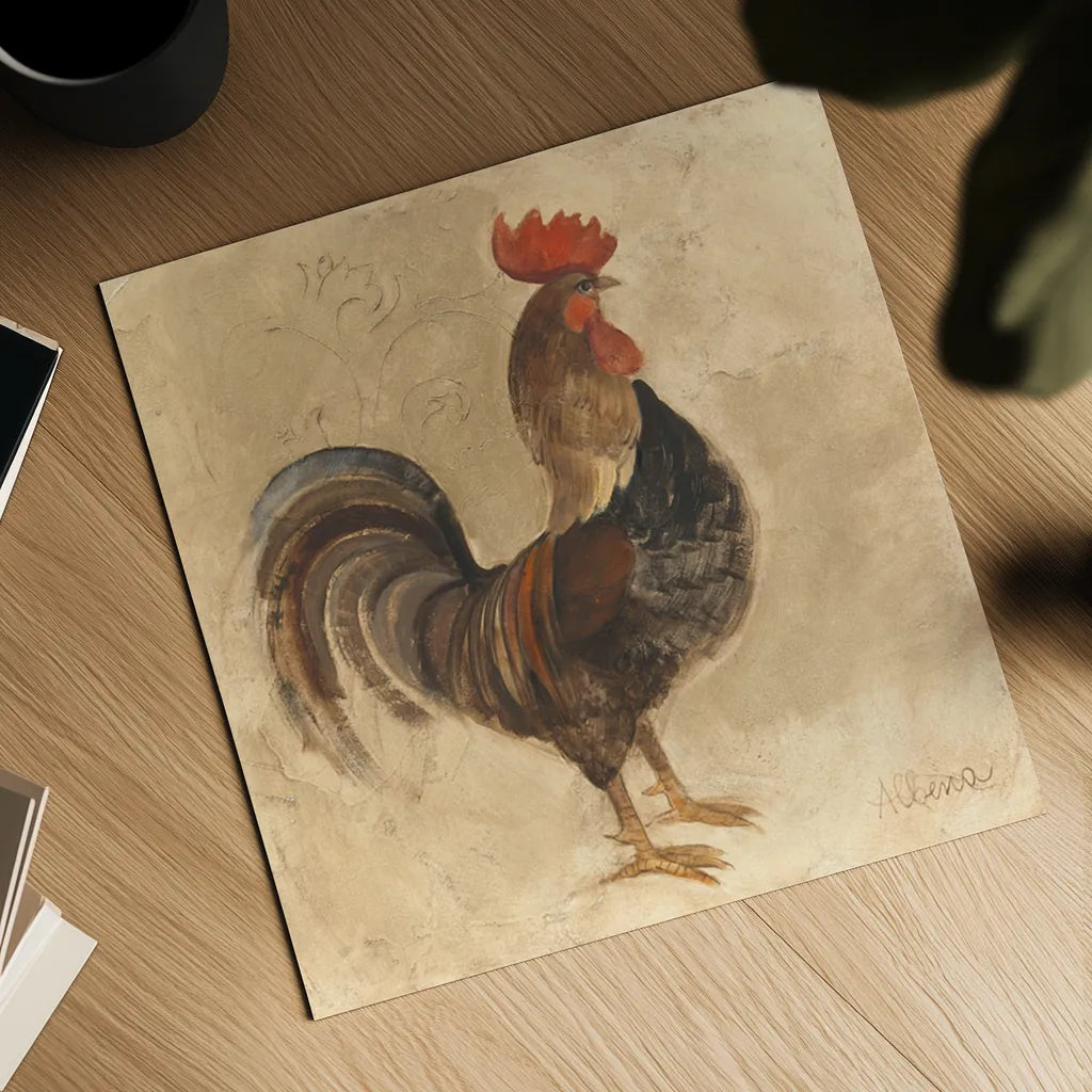 Farm Friend III by Albena Hristova. Shown as a detailed flat fine art print, highlighting archival giclee quality. Available as an archival giclee rolled canvas, fine art paper, or poster print. SKU 54875a.