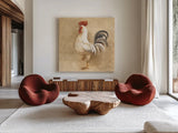 Farm Friend IV by Albena Hristova. Shown as extra-large giant wall art in a modern living room. Available as an archival giclee rolled canvas, fine art paper, or poster print. SKU 54876a.