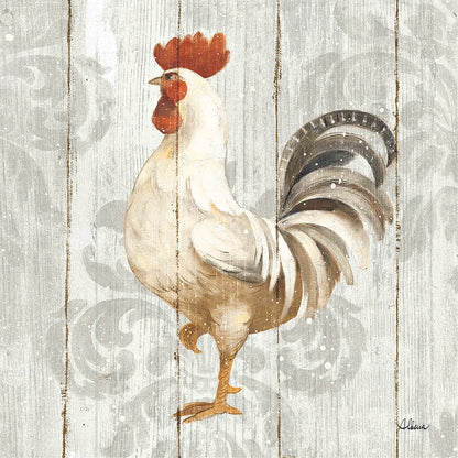 Farm Friend IV on Barn Board by Albena Hristova. SKU 23348a. Archival Giclee Fine art print for wall decor.