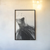 Fashionista III Crop by Albena Hristova. shown as a paper print in a black flame. Available as a archival giclee rolled canvas, fine art paper, or poster print. SKU 34621h.