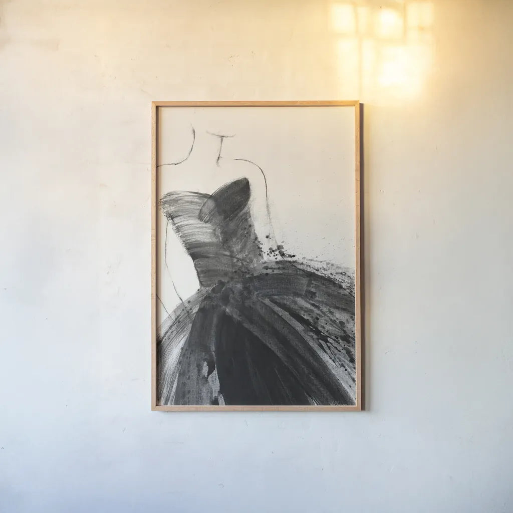 Fashionista III Crop by Albena Hristova. shown as a paper print in a natural frame. Available as a archival giclee rolled canvas, fine art paper, or poster print. SKU 34621h.