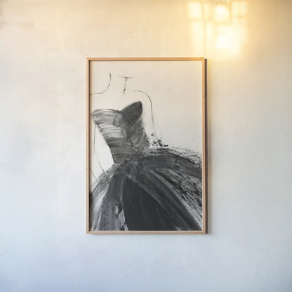 Fashionista III Crop by Albena Hristova. shown as a paper print in a natural frame. Available as a archival giclee rolled canvas, fine art paper, or poster print. SKU 34621h.