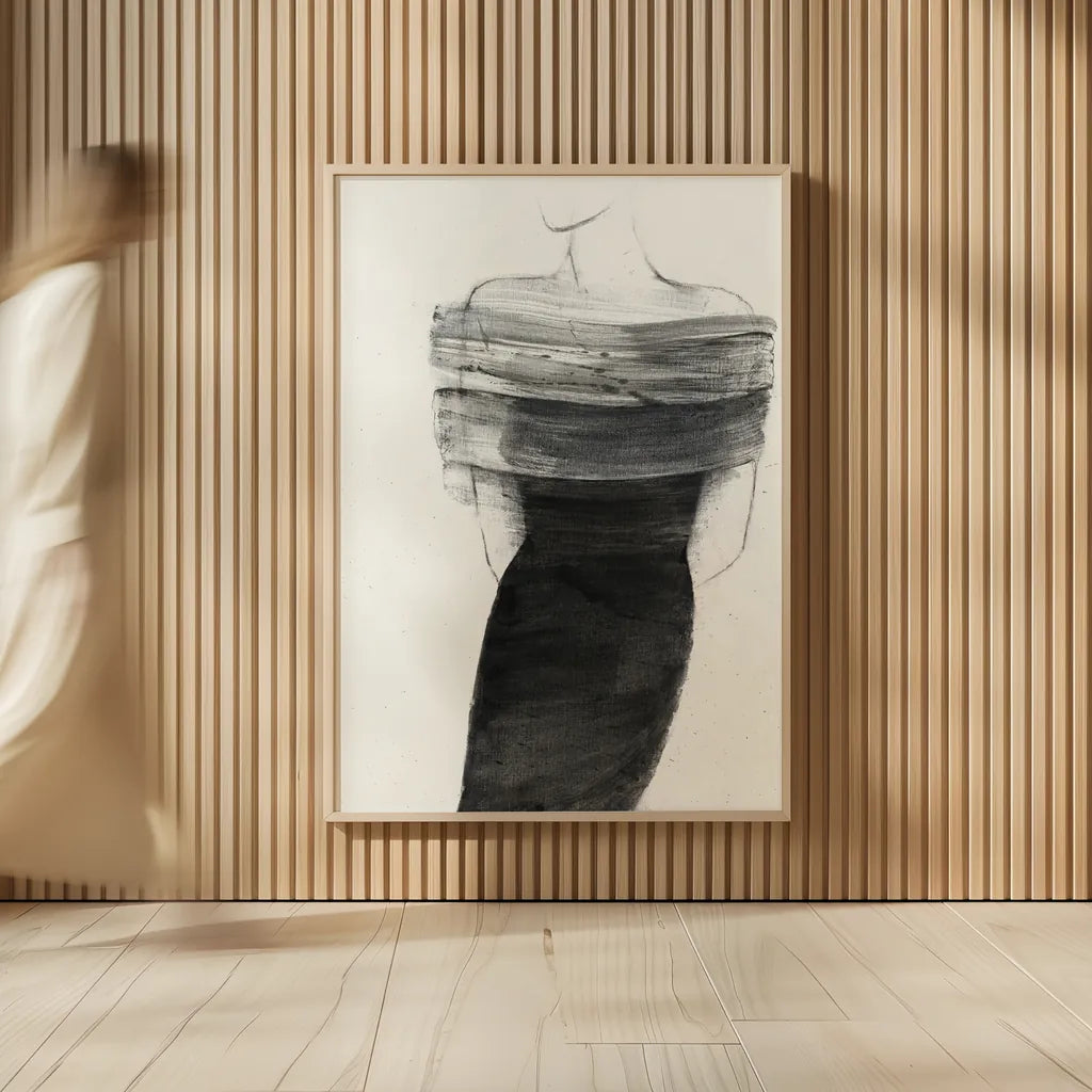 Fashionista IV Crop by Albena Hristova. shown as over sized large wall art. Available as an archival giclee rolled canvas, fine art paper, or poster print. SKU 34622h.