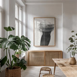 Fashionista IV Crop by Albena Hristova. shown as a print in a natural wood frame in a dining room. Available as a archival giclee rolled canvas, fine art paper, or poster print. SKU 34622h.