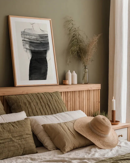 Fashionista IV Crop by Albena Hristova. shown as a paper print in a natural frame. Available as a archival giclee rolled canvas, fine art paper, or poster print. SKU 34622h.