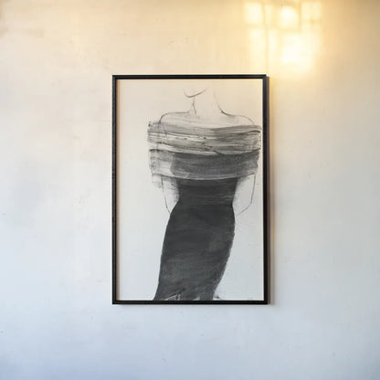 Fashionista IV Crop by Albena Hristova. shown as a paper print in a black flame. Available as a archival giclee rolled canvas, fine art paper, or poster print. SKU 34622h.