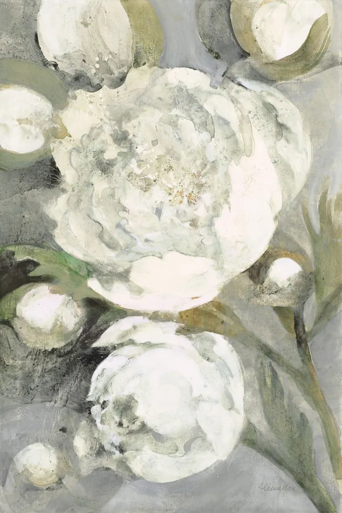 Favorite White Peonies by Albena Hristova. SKU 63085h. Archival Giclee Fine art print for wall decor.