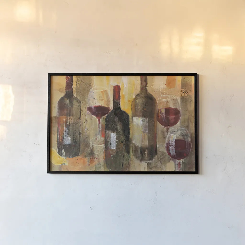 Festa I v2 by Albena Hristova. shown as a paper print in a black flame. Available as a archival giclee rolled canvas, fine art paper, or poster print. SKU 26483i.