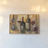 Festa I v2 by Albena Hristova. shown as a paper print in a natural frame. Available as a archival giclee rolled canvas, fine art paper, or poster print. SKU 26483i.