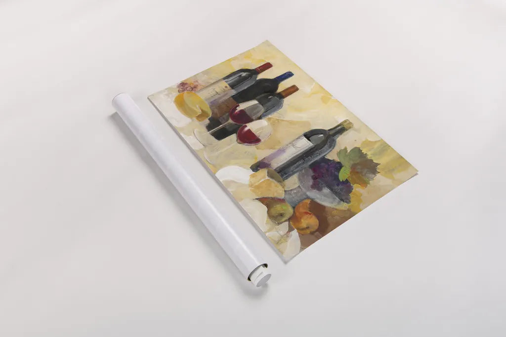 Fine Vintage Reds by Albena Hristova. shown as a rolled paper print. Available as archival giclee rolled canvas, fine art paper, or poster print. SKU 49939i.