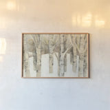 First Snow by Albena Hristova. shown as a paper print in a natural frame. Available as a archival giclee rolled canvas, fine art paper, or poster print. SKU 38925i.