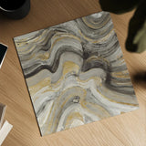 Floating Lava Neutral by Albena Hristova. Shown as a detailed flat fine art print, highlighting archival giclee quality. Available as an archival giclee rolled canvas, fine art paper, or poster print. SKU 26884a.
