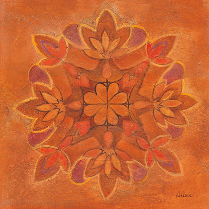 Floral Block Design III Tile IV by Albena Hristova. SKU 54899a. Archival Giclee Fine art print for wall decor.