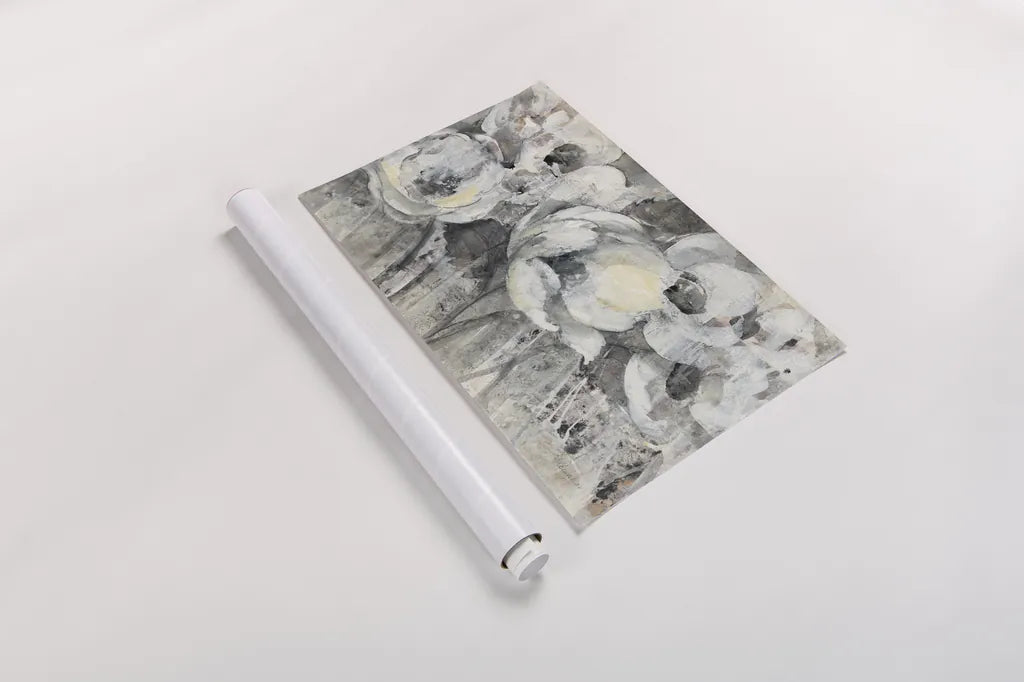 Floral Fantasy by Albena Hristova. shown as a rolled paper print. Available as archival giclee rolled canvas, fine art paper, or poster print. SKU 57909i.