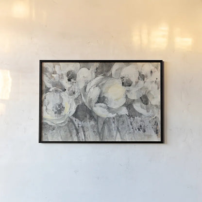 Floral Fantasy by Albena Hristova. shown as a paper print in a black flame. Available as a archival giclee rolled canvas, fine art paper, or poster print. SKU 57909i.