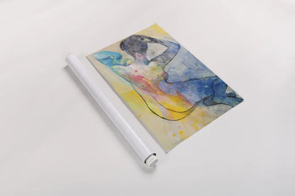 Floral Figures III by Albena Hristova. shown as a rolled paper print. Available as archival giclee rolled canvas, fine art paper, or poster print. SKU 80834h.