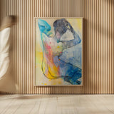 Floral Figures III by Albena Hristova. shown as over sized large wall art. Available as an archival giclee rolled canvas, fine art paper, or poster print. SKU 80834h.