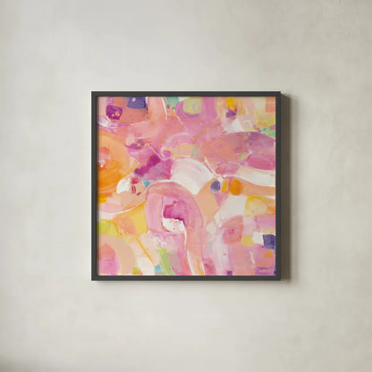 Flow by Albena Hristova. Shown in a sleek black glass frame for a contemporary gallery look. Available as an archival giclee rolled canvas, fine art paper, or poster print. SKU 21228a.