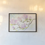Flowering Branches by Albena Hristova. shown as a paper print in a black flame. Available as a archival giclee rolled canvas, fine art paper, or poster print. SKU 54824i.