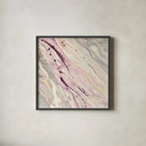 Flowing I by Albena Hristova. Shown in a sleek black glass frame for a contemporary gallery look. Available as an archival giclee rolled canvas, fine art paper, or poster print. SKU 38921a.