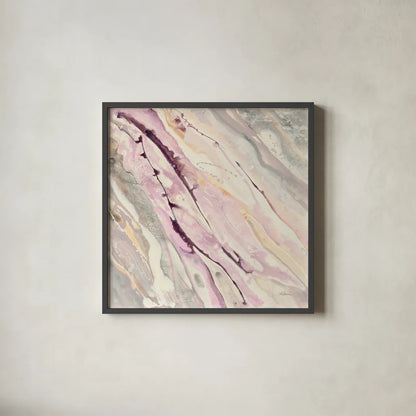 Flowing I by Albena Hristova. Shown in a sleek black glass frame for a contemporary gallery look. Available as an archival giclee rolled canvas, fine art paper, or poster print. SKU 38921a.