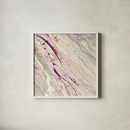 Flowing I by Albena Hristova. Shown in a crisp white glass frame for a clean and minimalist style. Available as an archival giclee rolled canvas, fine art paper, or poster print. SKU 38921a.