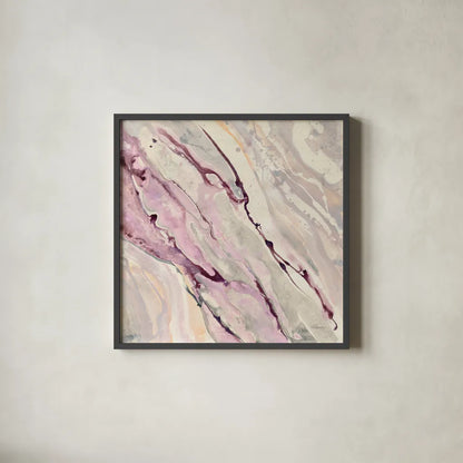 Flowing II by Albena Hristova. Shown in a sleek black glass frame for a contemporary gallery look. Available as an archival giclee rolled canvas, fine art paper, or poster print. SKU 38922a.